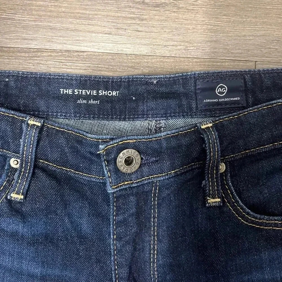 AG Adriano Goldschmied The Stevie Short Slim Shorts - Size 27 - Picture 2 of 6